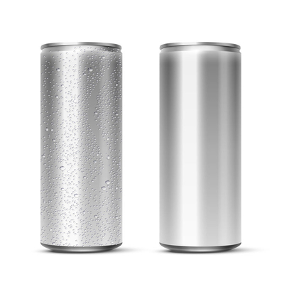 473ml Printed 12 Oz Brite Aluminum Beer Cans BPA Free